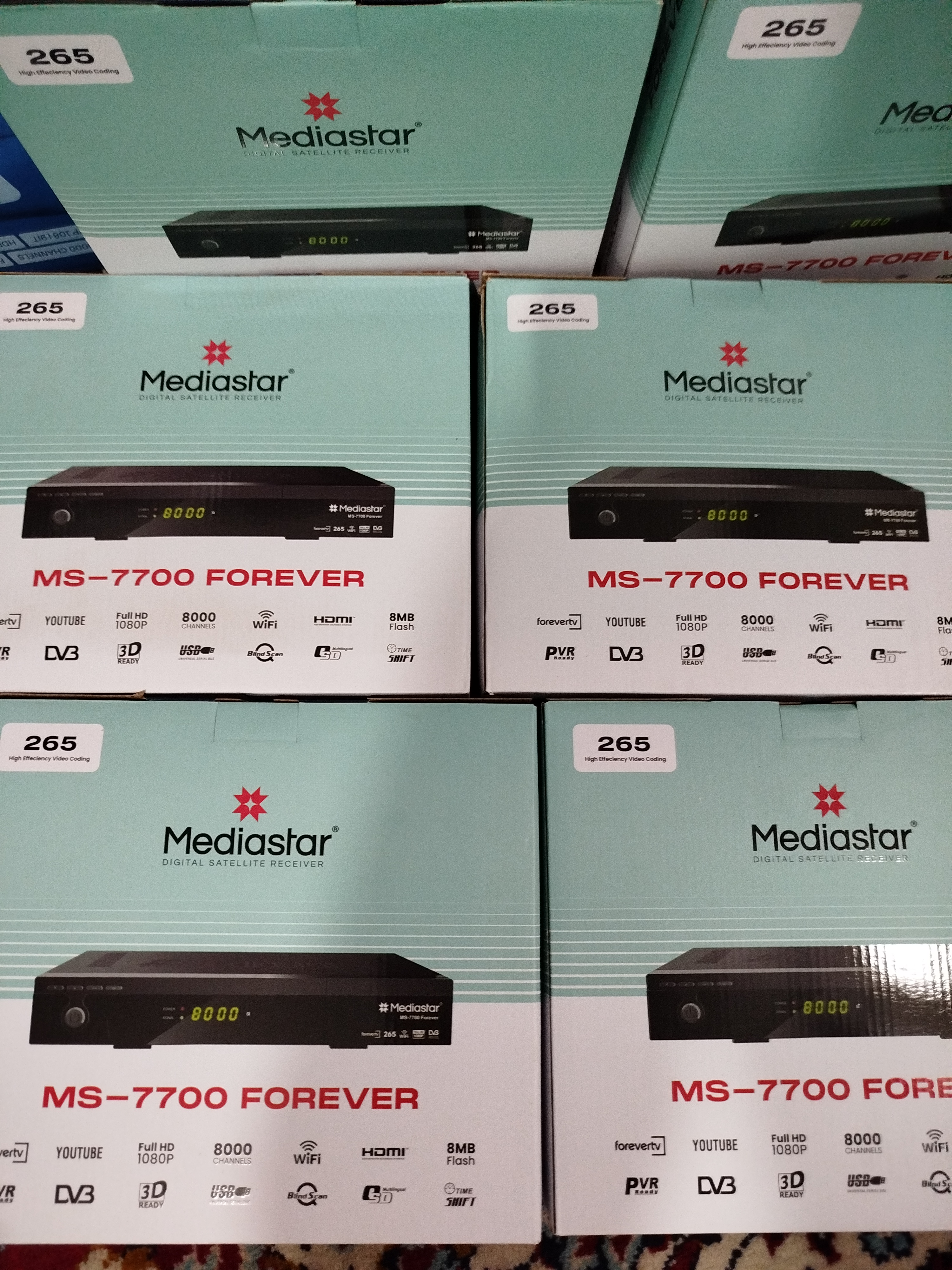 گیرنده دیجیتال مدیا استار مدل 7700 فوراور ورزن 4 mediastar Ms 7700 forever